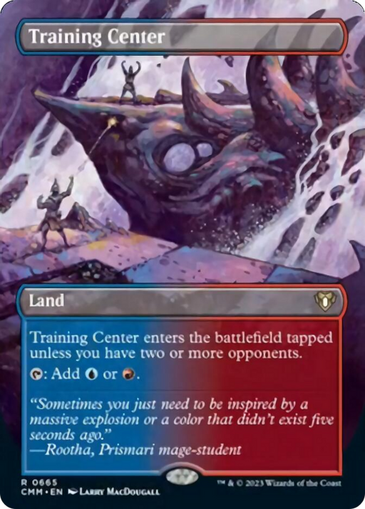 Training Center (Borderless Alternate Art) [Commander Masters] - Just $6.80! Shop now at Retro Gaming of Denver