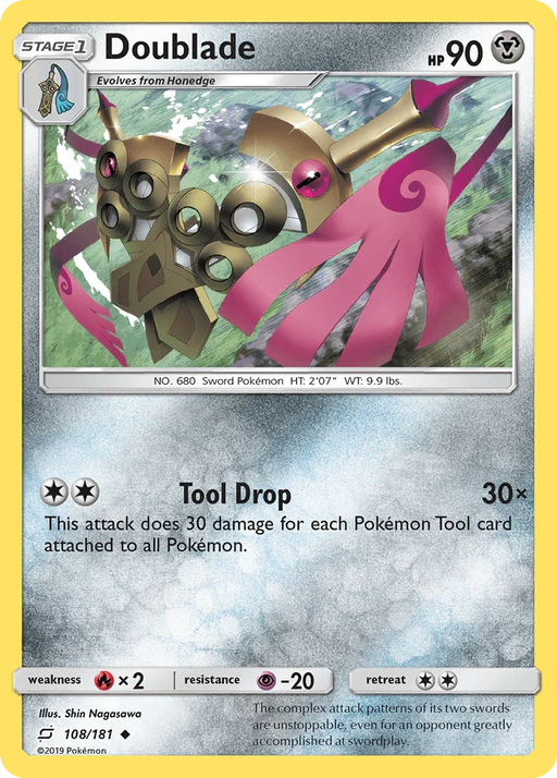 Doublade (108/181) [Sun & Moon: Team Up] - for just $0.10! 