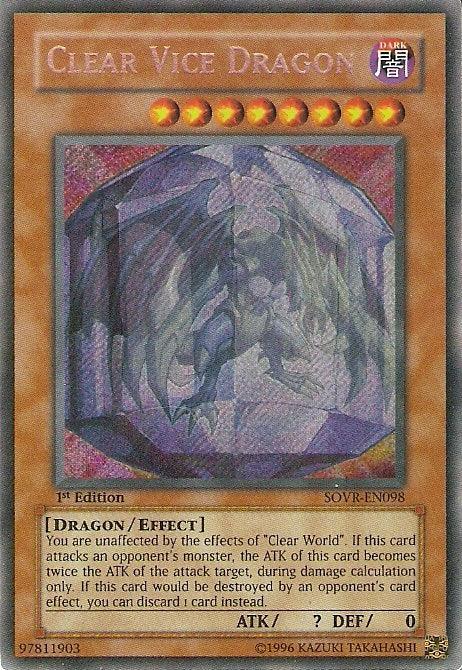 Clear Vice Dragon [SOVR-EN098] Secret Rare - for just $3.90! 