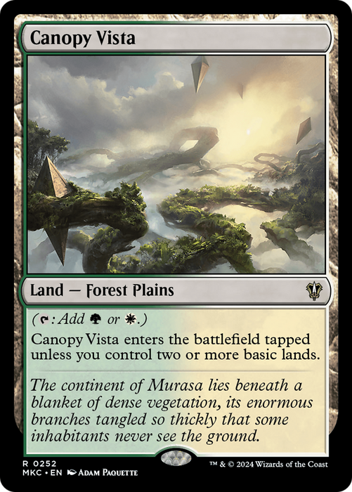 Canopy Vista (MKC-252) - Murders at Karlov Manor Commander - for just $0.08! 