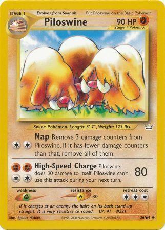 Piloswine (36/64) [Neo Revelation Unlimited] - for just $0.55! 