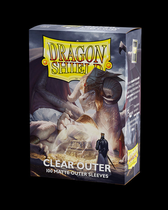Dragon Shield: 100ct Outer Sleeves - Clear Matte (Standard) - for just $8.95! 