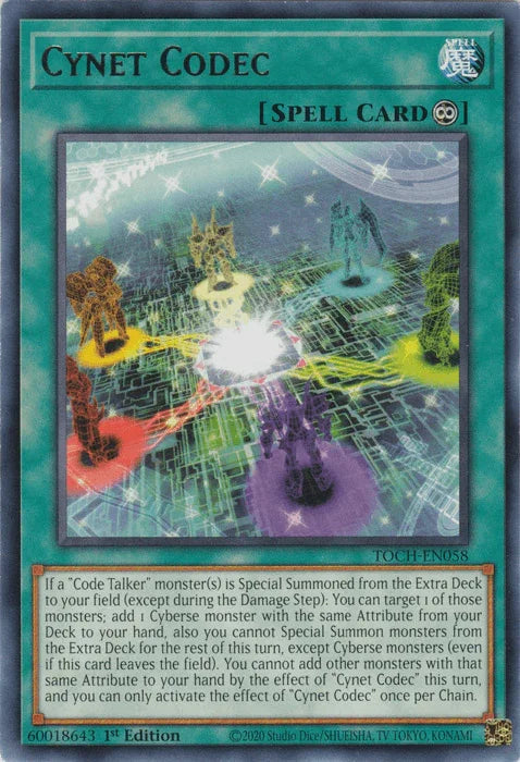 Cynet Codec [TOCH-EN058] Rare - for just $0.10! 