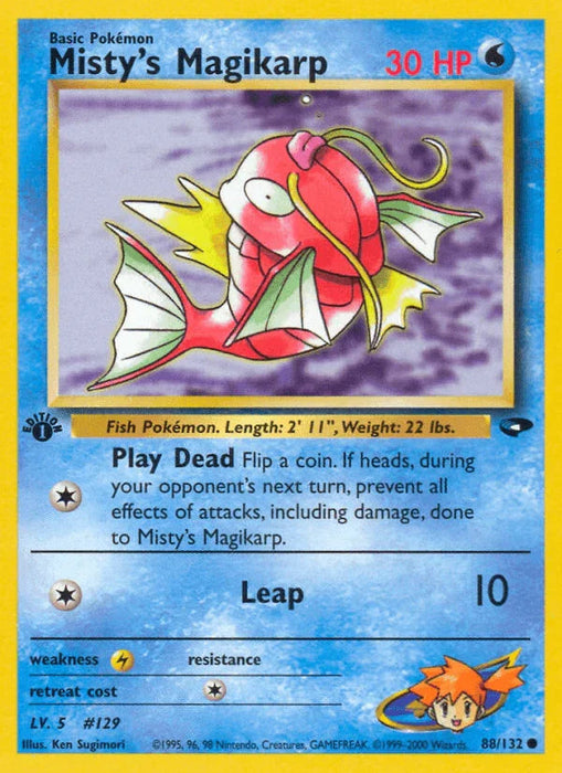 Misty's Magikarp (88/132) [Gym Challenge 1st Edition] - for just $0.90! 
