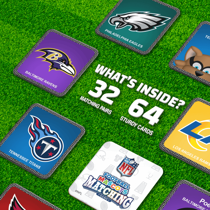 NFL Mascots Matching Game - for just $14.99! 