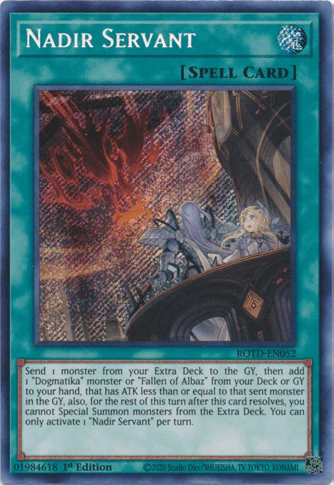 Nadir Servant [ROTD-EN052] Secret Rare - for just $2.25! 