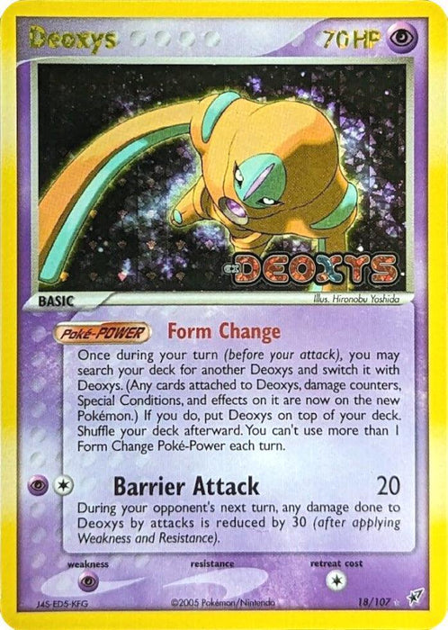 Deoxys (18/107) (Stamped) [EX: Deoxys] - for just $31.80! 