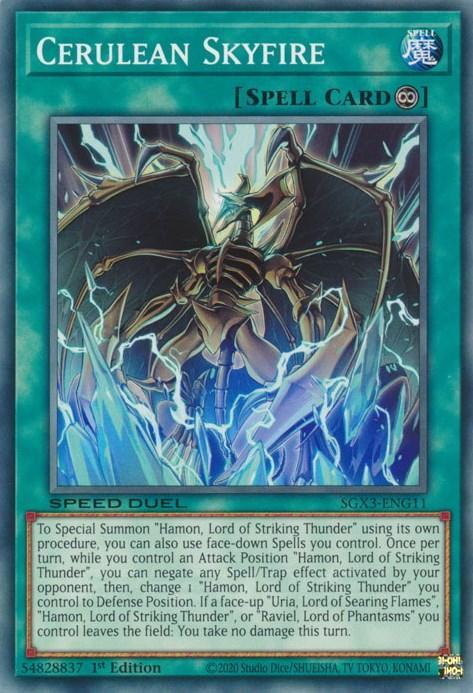 Cerulean Skyfire [SGX3-ENG11] Common - for just $0.10! 