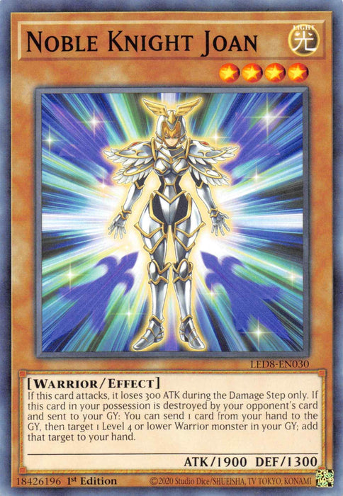 Noble Knight Joan [LED8-EN030] Common - for just $0.10! 