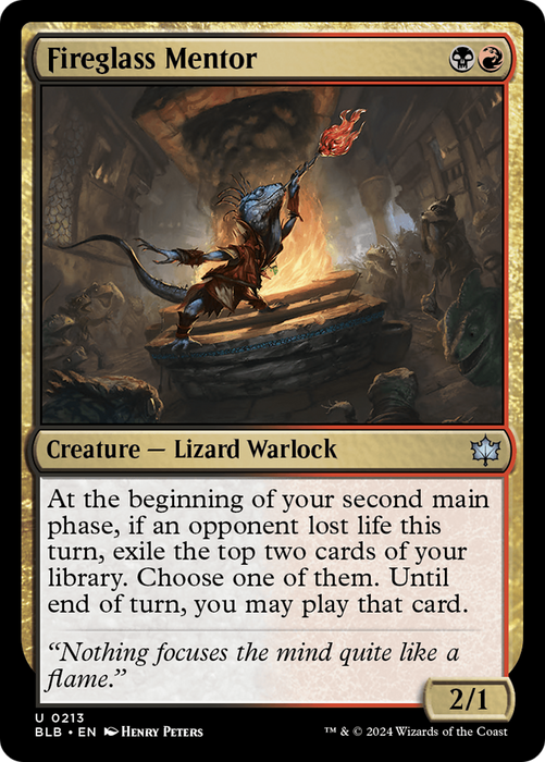 Fireglass Mentor (BLB-213) - Bloomburrow - for just $0.04! 
