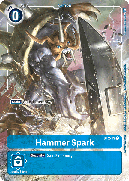 Hammer Spark [ST2-13] (Tamer's Evolution Box) [Starter Deck: Cocytus Blue Promos] - Just $8.40! Shop now at Retro Gaming of Denver