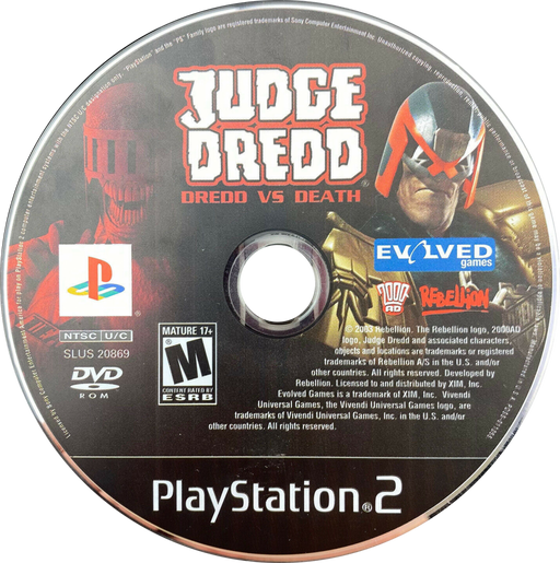 Judge Dredd Dredd vs Death – PlayStation 2 (PS2) - for just $0! 