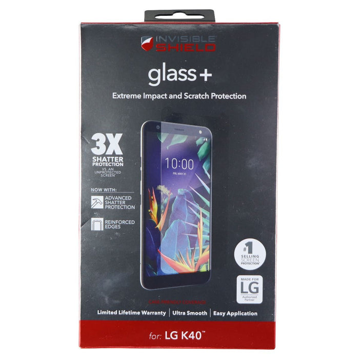 ZAGG (Glass+) Tempered Glass Screen Protector for LG K40 - Clear - for just $6.95! 