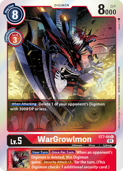 WarGrowlmon [ST7-08] [Starter Deck: Gallantmon] - Just $0.09! Shop now at Retro Gaming of Denver