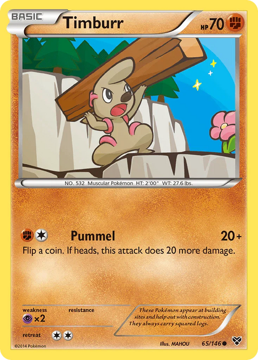 Timburr (65/146) [XY: Base Set] - for just $0.10! 