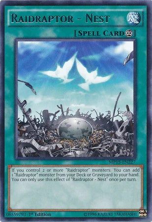 Raidraptor - Nest [MP15-EN227] Rare - for just $0.10! 