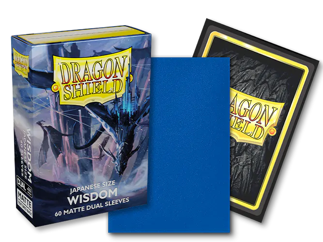 Dragon Shield: Japanese Size 60ct Sleeves - Wisdom (Dual Matte) - Just $5.95! Shop now at Retro Gaming of Denver