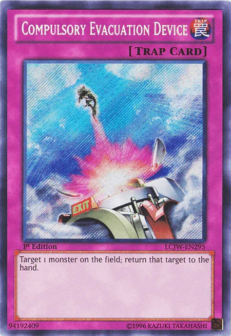 Compulsory Evacuation Device [LCJW-EN295] Secret Rare - for just $0.70! 