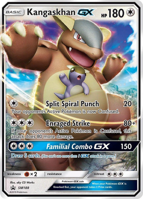 Kangaskhan GX (SM188) [Sun & Moon: Black Star Promos] - for just $1.20! 