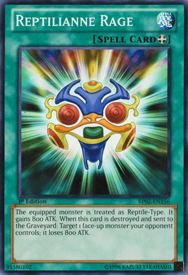 Reptilianne Rage [BP02-EN156] Mosaic Rare - for just $0.10! 