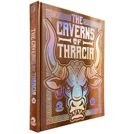 Dungeon Crawl Classics: The Caverns of Thracia, Minotaur Hide Cover - for just $69.99! 