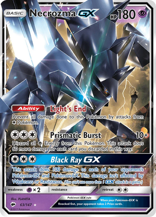 Necrozma GX (63/147) [Sun & Moon: Burning Shadows] - for just $0.85! 