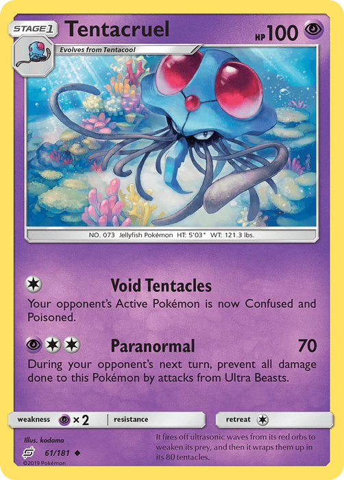 Tentacruel (61/181) [Sun & Moon: Team Up] - for just $0.10! 
