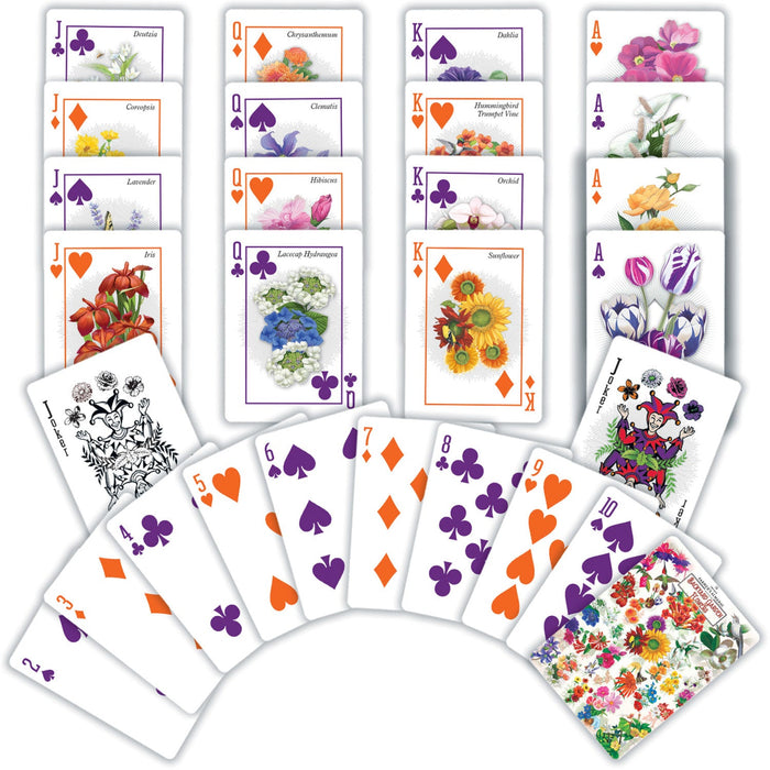 Farmer's Almanac - Backyard Garden Flowers Playing Cards - 54 Card Deck - Just $6.99! Shop now at Retro Gaming of Denver