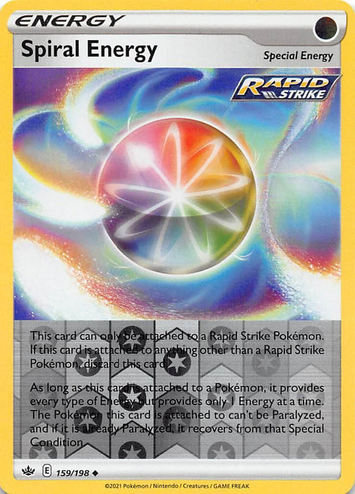 Spiral Energy (159/198) [Sword & Shield: Chilling Reign] - for just $0.10! 