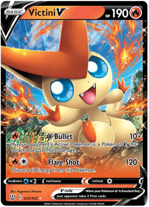 Victini V (021/163) [Sword & Shield: Battle Styles] - for just $0.55! 