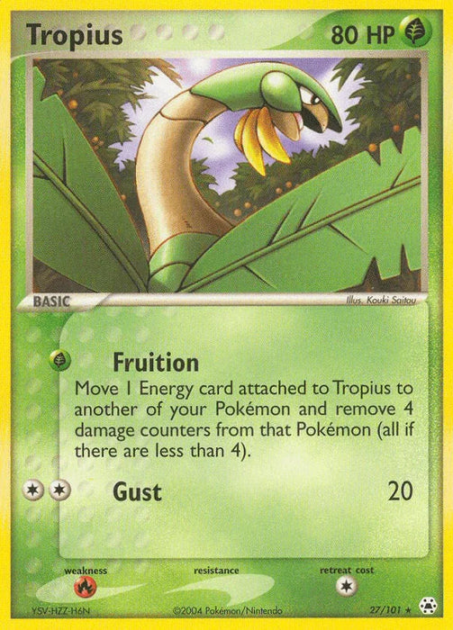 Tropius (27/101) [EX: Hidden Legends] - for just $1.25! 