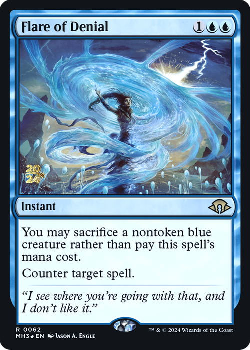 Flare of Denial (PRE-062) - Modern Horizons 3 Promos Foil - for just $2.41! 