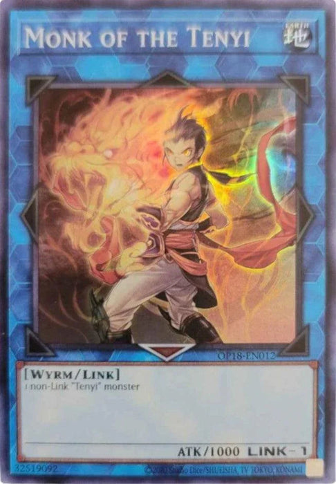 Monk of the Tenyi [OP18-EN012] Super Rare - for just $0.15! 