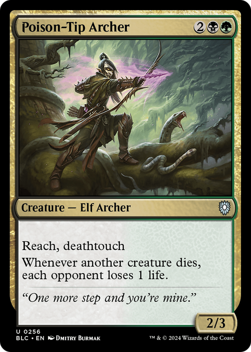 Poison-Tip Archer (BLC-256) - Bloomburrow Commander - for just $0.14! 