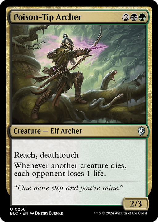 Poison-Tip Archer (BLC-256) - Bloomburrow Commander - for just $0.25! 