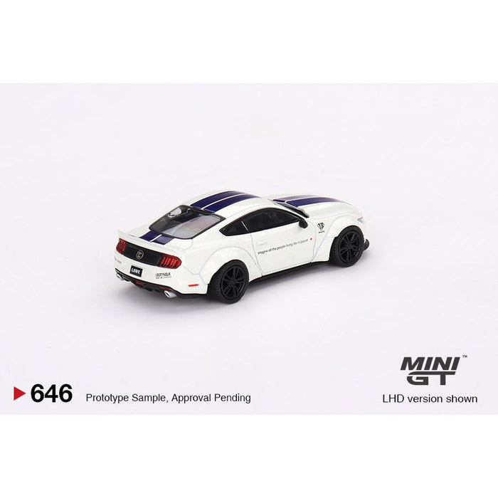 Mini-GT FORD MUSTANG GT LB-WORKS White 1:64 #646 - Premium Ford - Just $17.99! Shop now at Retro Gaming of Denver