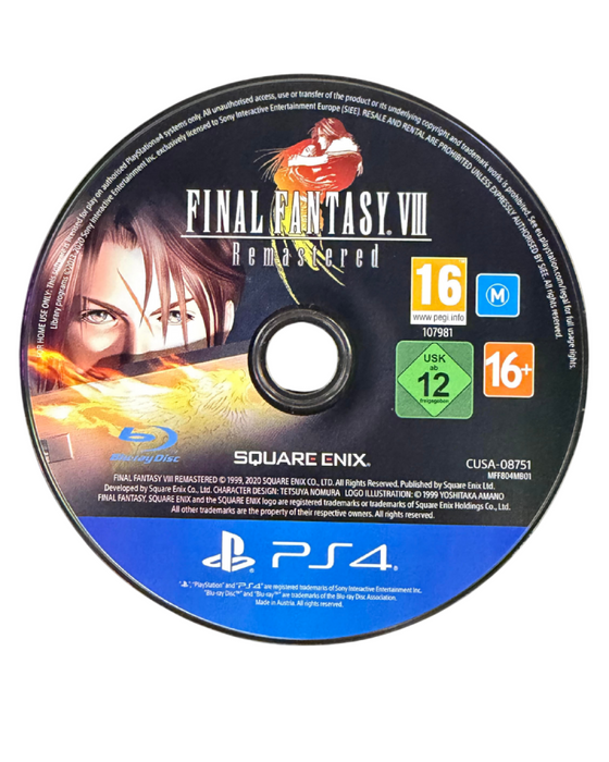 Final Fantasy VIII Remastered [PAL Import] – PlayStation 4 (PS4) - for just $0! 