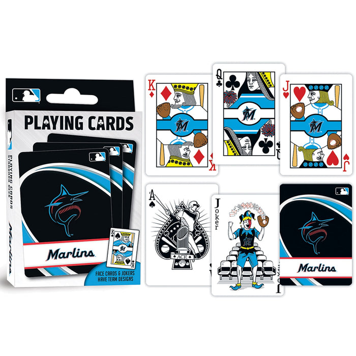 Miami Marlins Playing Cards - 54 Card Deck - Just $4.19! Shop now at Retro Gaming of Denver