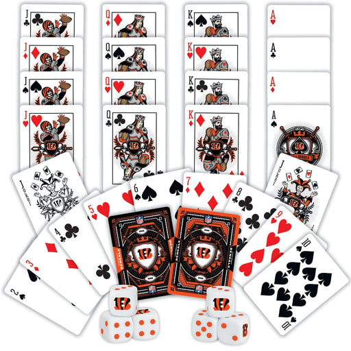 Cincinnati Bengals - 2-Pack Playing Cards & Dice Set - for just $19.99! 