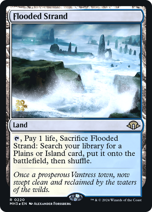 Flooded Strand (PRE-220) - Modern Horizons 3 Promos Foil - for just $5.79! 