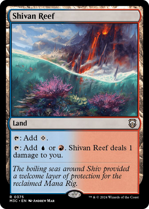 Shivan Reef (Ripple Foil) [Modern Horizons 3 Commander] - for just $0.55! 