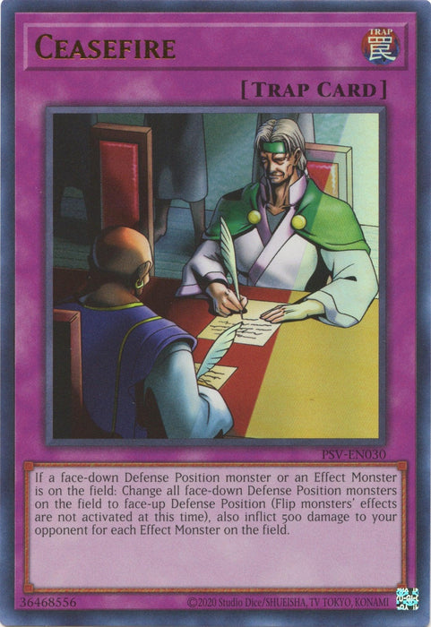 Ceasefire (25th Anniversary) [PSV-EN030] Ultra Rare - for just $1.80! 
