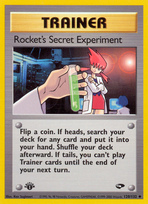 Rocket's Secret Experiment (120/132) [Gym Challenge 1st Edition] - Just $1.15! Shop now at Retro Gaming of Denver