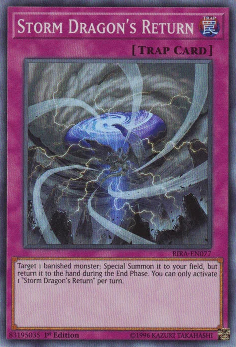Storm Dragon's Return [RIRA-EN077] Super Rare - for just $0.10! 