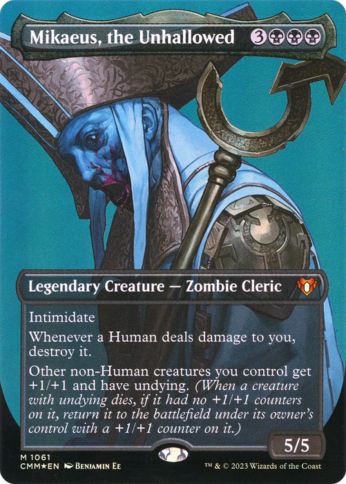 Mikaeus, the Unhallowed (CMM-1061) - Commander Masters (Borderless) Foil - for just $25.97! 