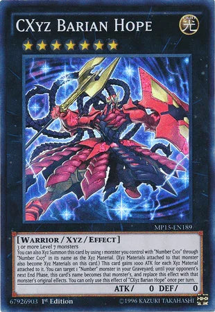 CXyz Barian Hope [MP15-EN189] Super Rare - for just $0.20! 
