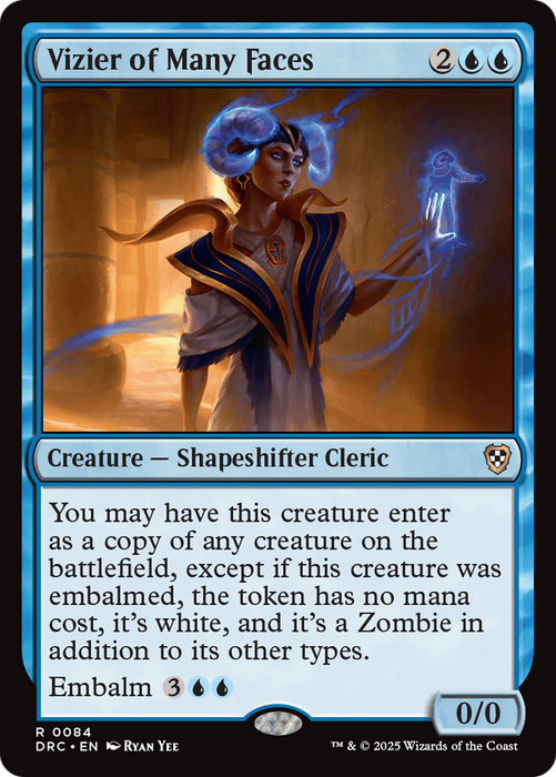 Vizier of Many Faces (DRC-084) - Commander: Aetherdrift - for just $0.08! 
