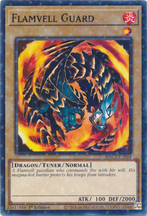 Flamvell Guard (Duel Terminal) [HAC1-EN064] Common - for just $0.20! 