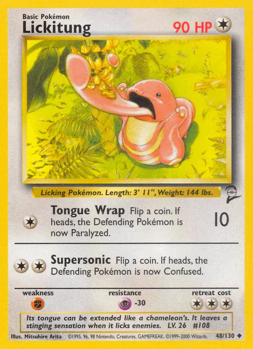 Lickitung (48/130) [Base Set 2] - for just $0.60! 