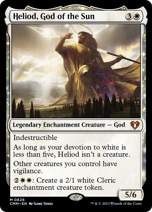 Heliod, God of the Sun (CMM-826) - Commander Masters: (enchantment) - for just $1.33! 